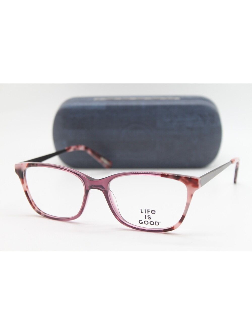 NEW LIFE IS GOOD ODETTE MULBERRY (MUL) AUTHENTIC EYEGLASSES W/CASE 53-16